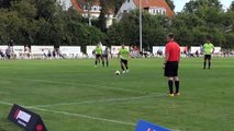 Das 4:2 für den SSV Nörten-Hardenberg gegen den FC Grone durch Dennis Zeibig