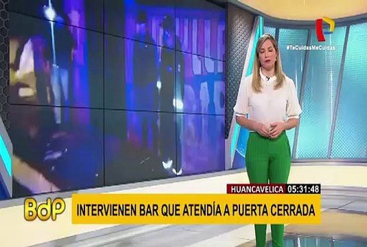 Huancavelica: intervienen bar clandestino que operaba dentro de vivienda