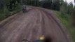 Dirt Bike Riding in the Alberta Mountains Ends in a Tough Spill