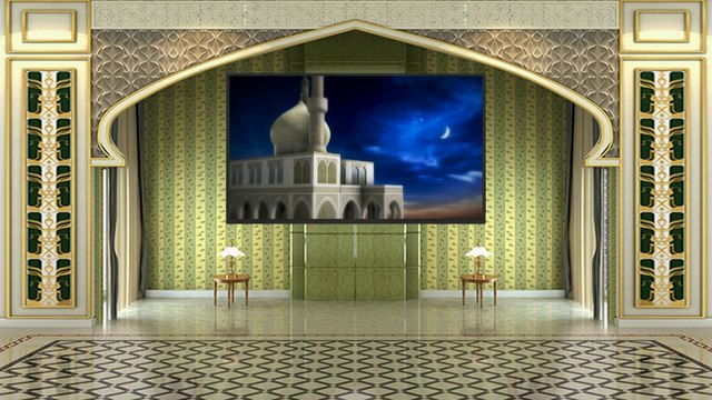 Islamic Studio Background Video, Islamic HD Virtual Studio