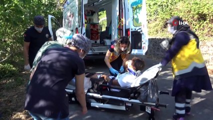 Motosiklet ile kamyonet çarpıştı:1 yaralı