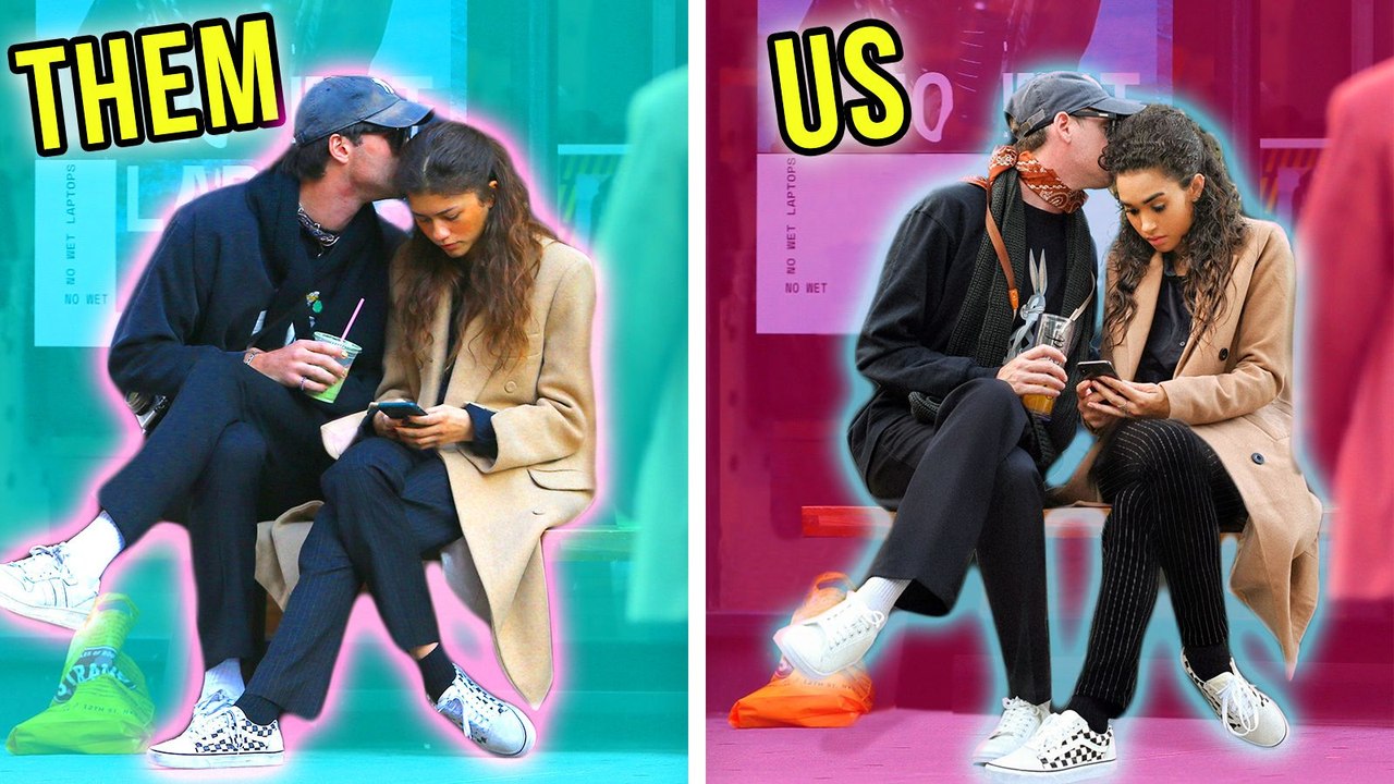 We Recreate Celebrity Couple Photos!