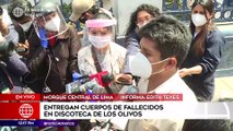 Entregan cuerpos de fallecidos en incidente de discoteca de Los Olivos | Edición Mediodía (HOY)