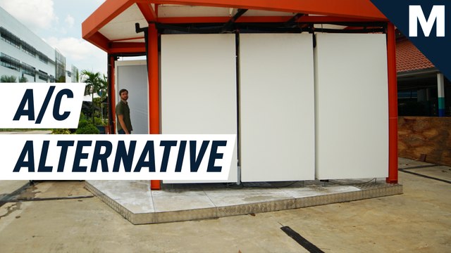 This high tech shelter keeps you cool without an A/C