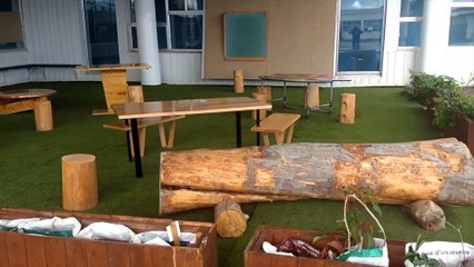 Une classe extérieure originale à l'École secondaire de Cabano