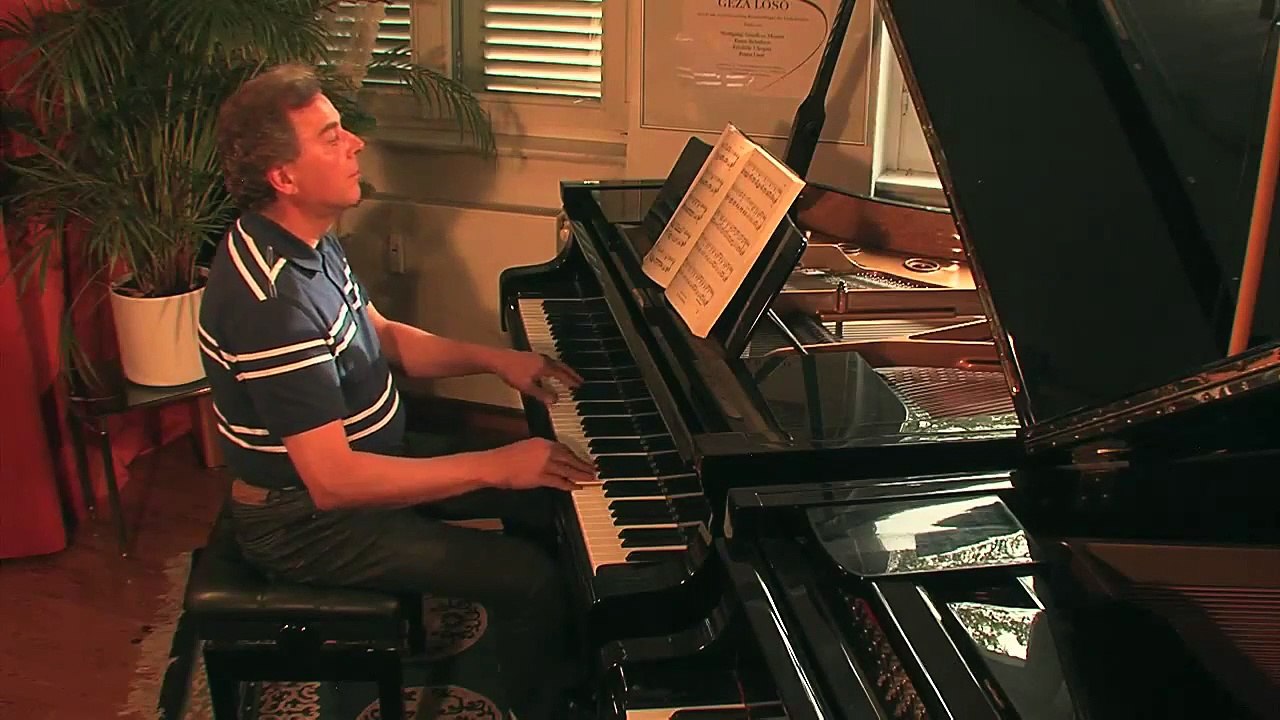 Mozart Variation Sonate A-Dur - erster Teil