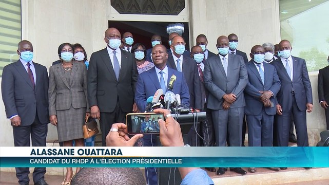 Présidentielle 2020 : Alassane Ouattara dépose sa candidature a la CEI