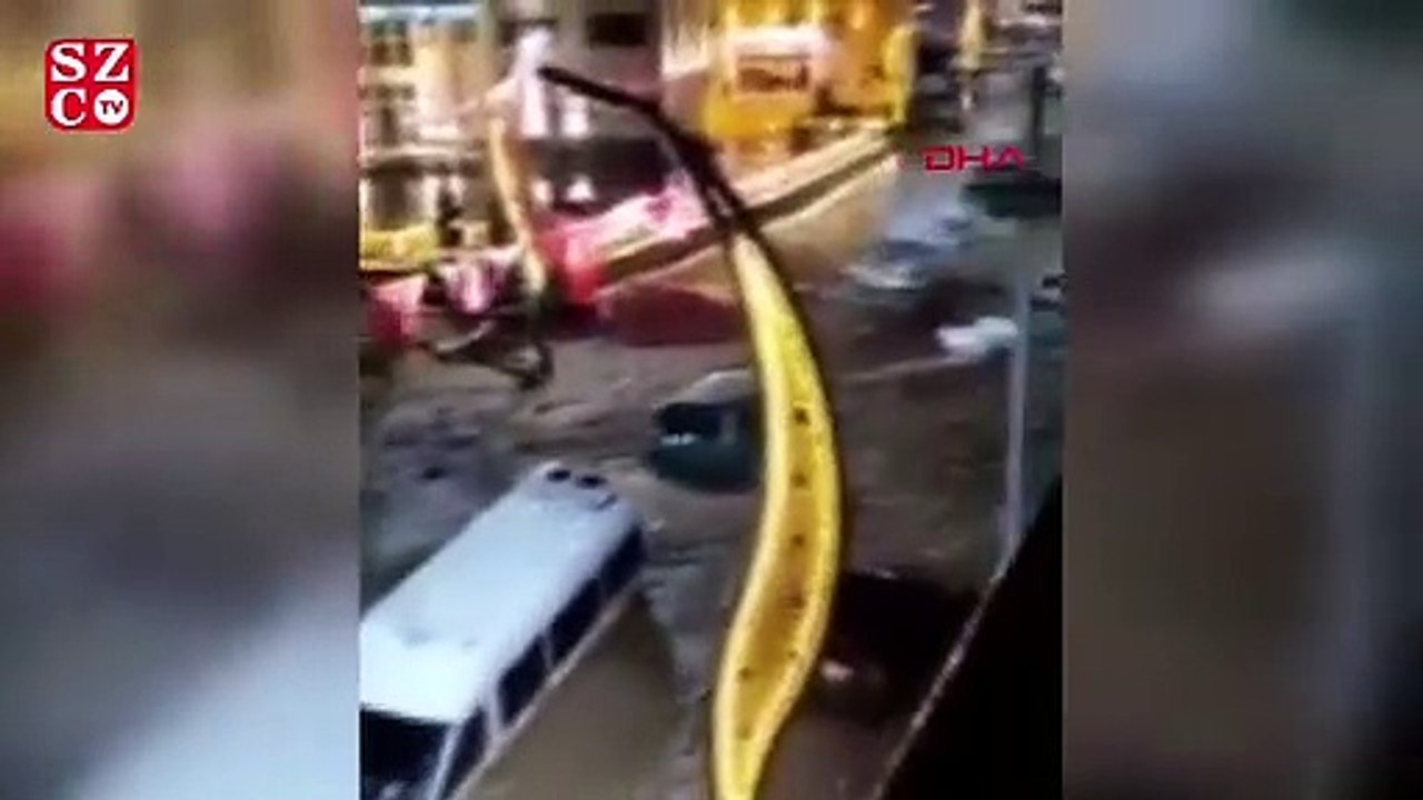 Dereli'de sel böyle böyle gelmiş