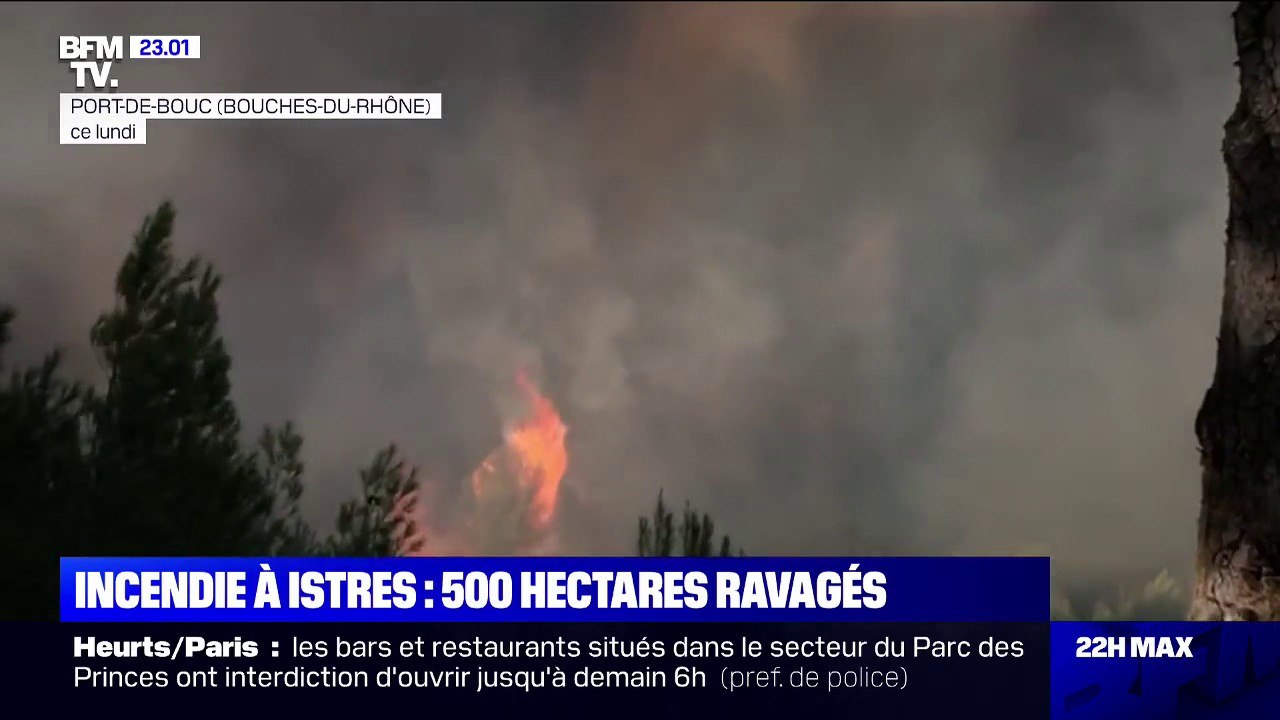 Incendie dans les Bouches-du-Rhône: 500 hectares ravagés par les flammes