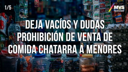 Deja vacíos y dudas prohibición de venta de comida chatarra a menores 1/5