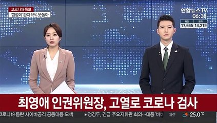 최영애 인권위원장, 고열로 코로나 검사