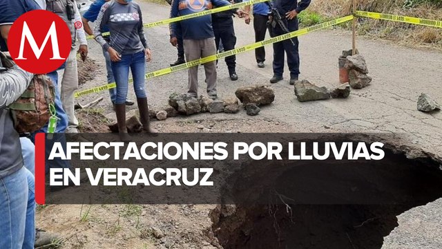 Lluvias dejan afectaciones en al menos 16 municipios de Veracruz