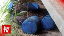 Barrels believed to contain chemicals found under bridge 2km from Sungai Kim Kim