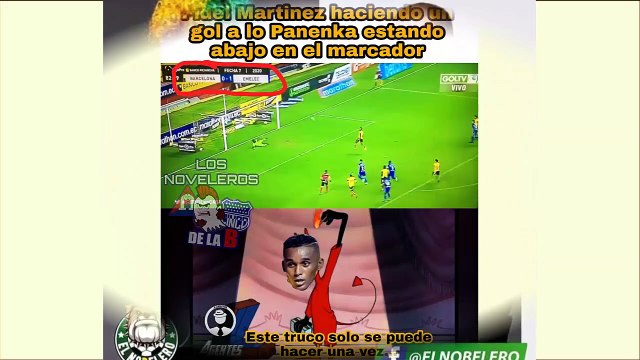 MEMES BARCELONA VS EMELEC 2 - 1 CLÁSICO DEL ASTILLERO / REMONTADA DE BARCELONA/ PANENKAZO DE FIDEL MARTINEZ / GOL DE COLMAN