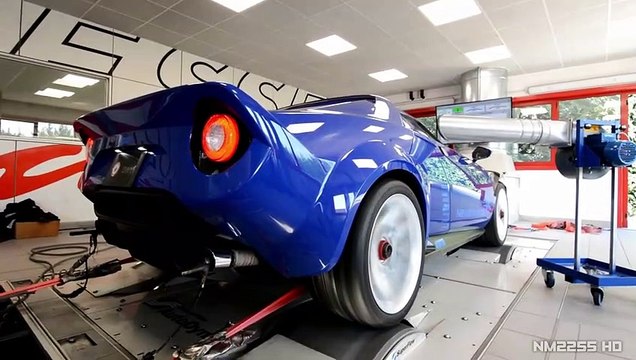 Modern Lancia Stratos Start Up, Acceleration & DYNO Runs Feat. Amazing Exhaust Notes