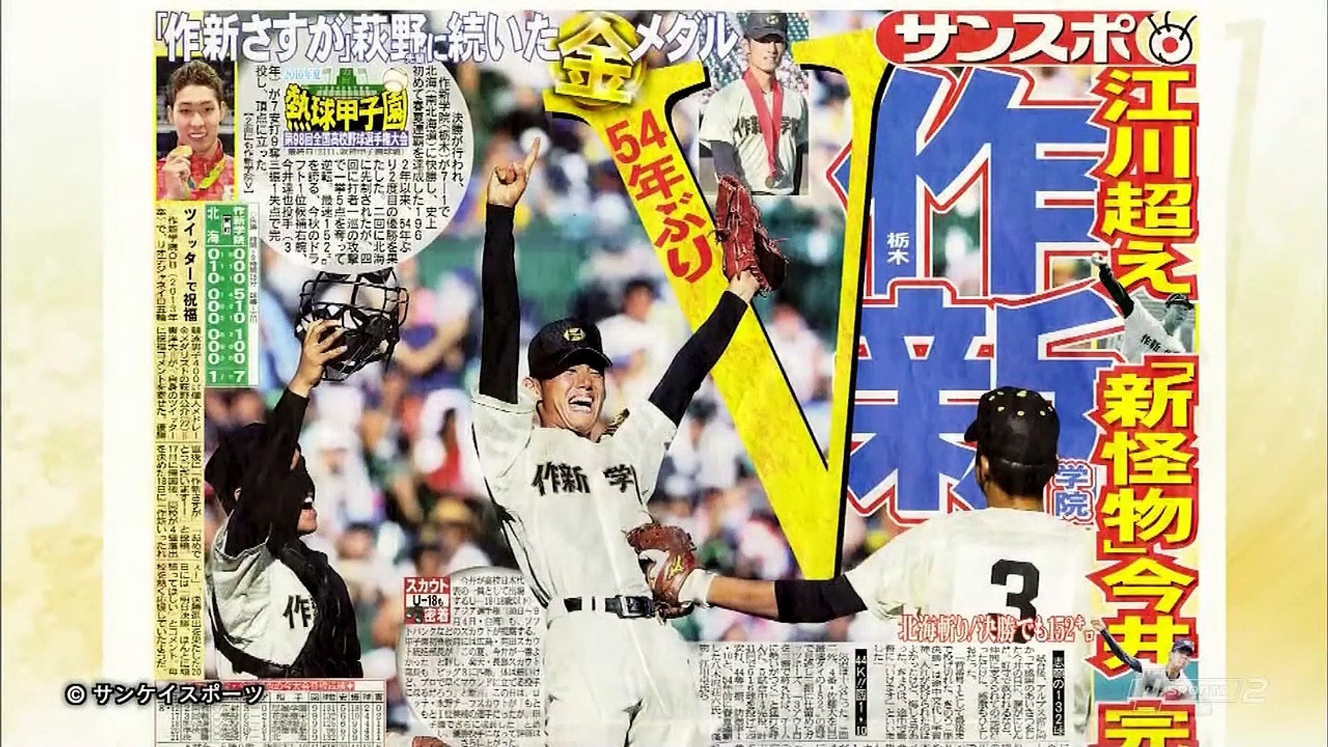 結束 侍ジャパン 63 16年 U 18 動画 Dailymotion