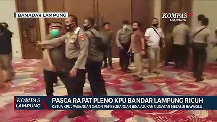 Rapat Pleno Ricuh, KPU Bandar Lampung Beri Penjelasan