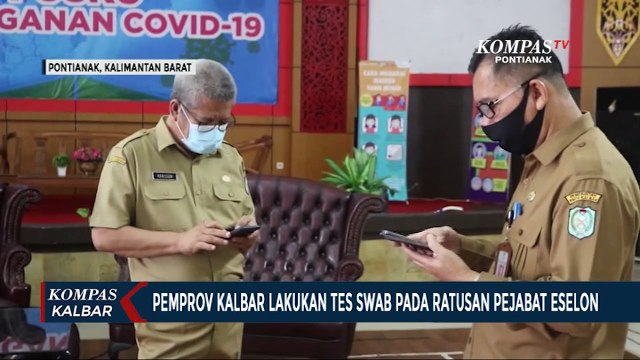 3 Pejabat Positif Corona, Pemprov Kalbar Tes Swab Ratusan Pejabat Eselon