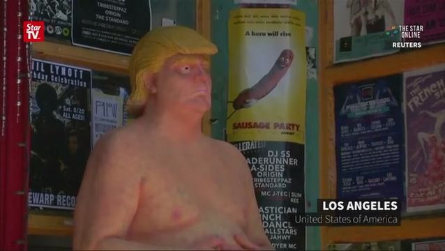 Naked Trump statue up for auction