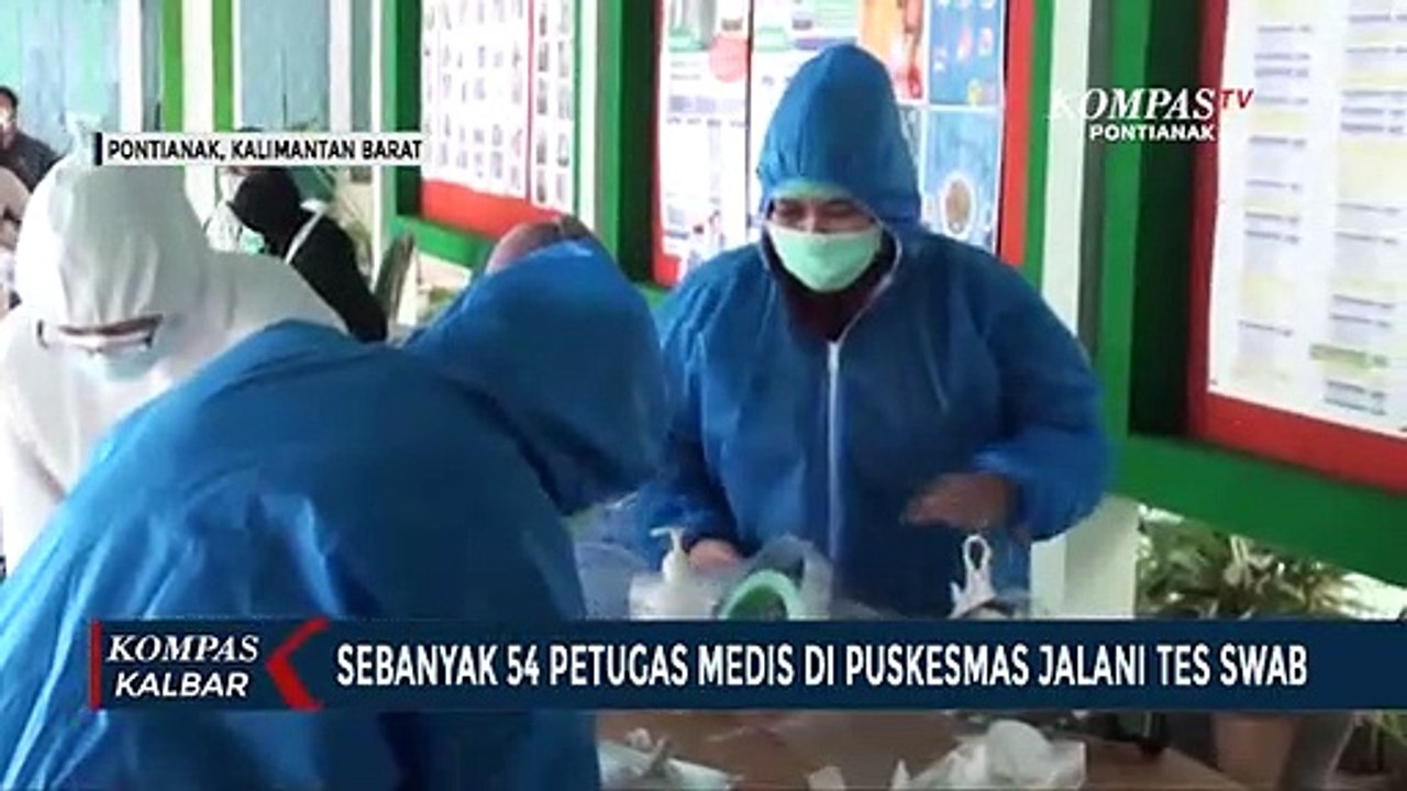 54 Petugas Puskesmas Purnama Pontianak Jalani Tes Swab