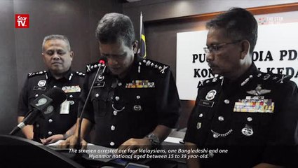 Download Video: Kedah police bust syndicate involved in extortion and kidnapping of foreign migrants