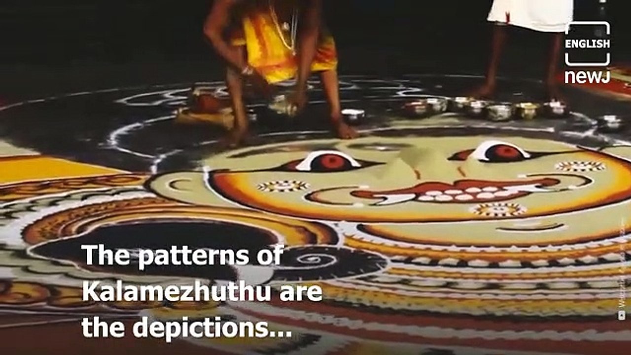Kalamezhuthu: Unique floor art that is synonymous to North India's Rangoli