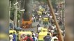 India river water protests turn violent