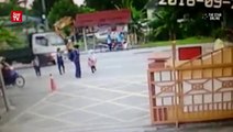 Year Five pupil run over by lorry in front of school