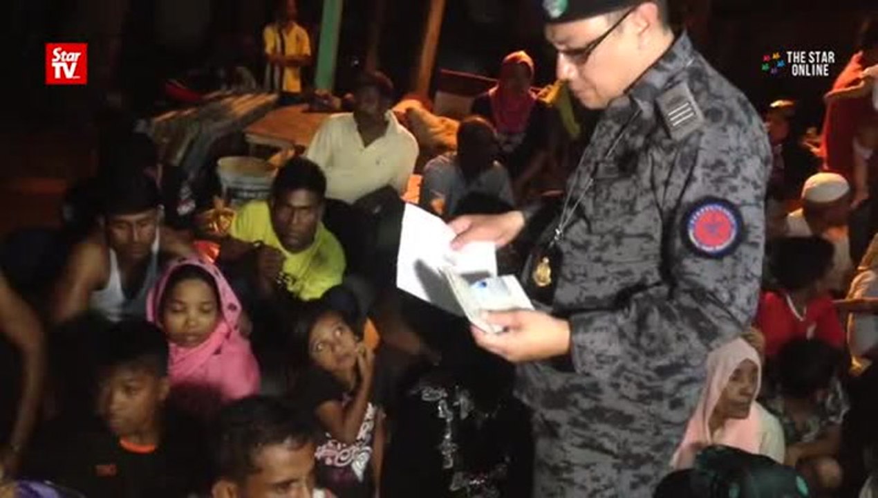 Illegal migrants from Myanmar and Indonesia detained