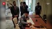 Tun M hands over Citizens' Declaration to Agong