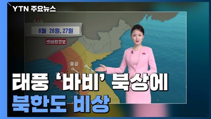 태풍 '바비' 북상에 북한도 비상...긴급대책 가동 / YTN