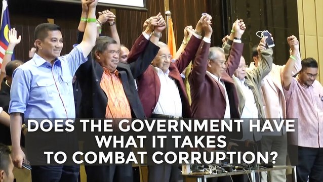 Does the Government have the political will to combat corruption?