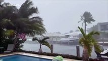 Heavy rains hits Florida as Tropical Storm Laura looms