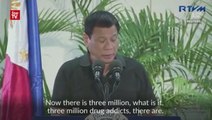 Filipino president 'happy' to slaughter millions of drug users