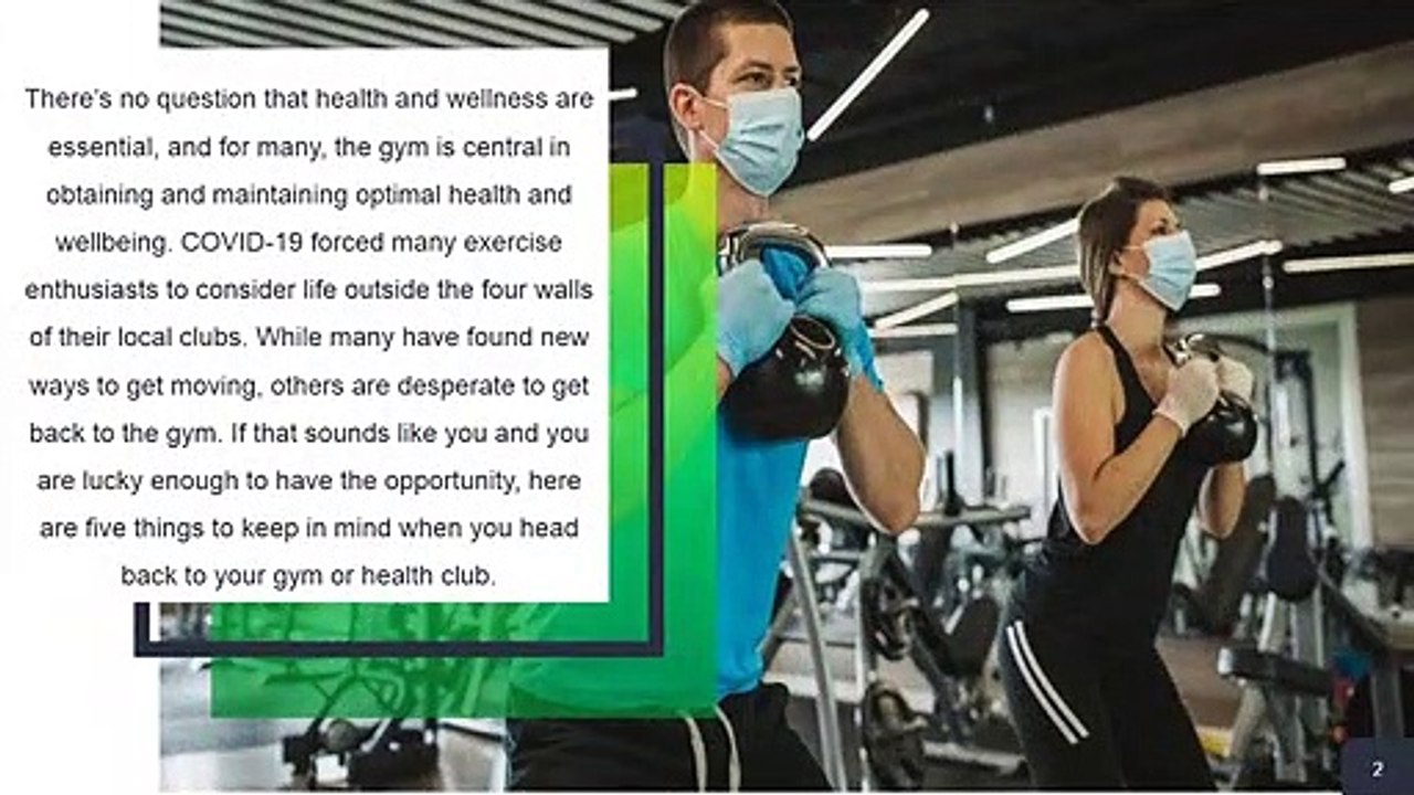5 Things to Remember When Returning to the Gym After COVID-19