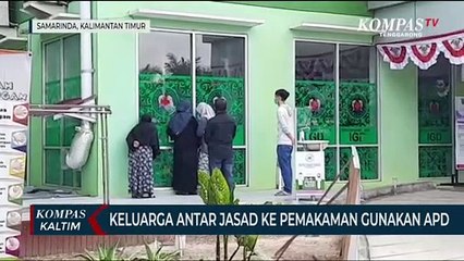 Keluarga Antar Jasad Covid-19 Ke Pemakaman Gunakan APD