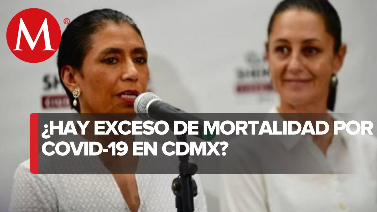 El exceso de mortalidad por covid-19 en la CdMx.