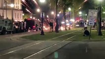 Police fire gas, rubber bullets at protesters who threw explosives at them in Kenosha, Wisconsin