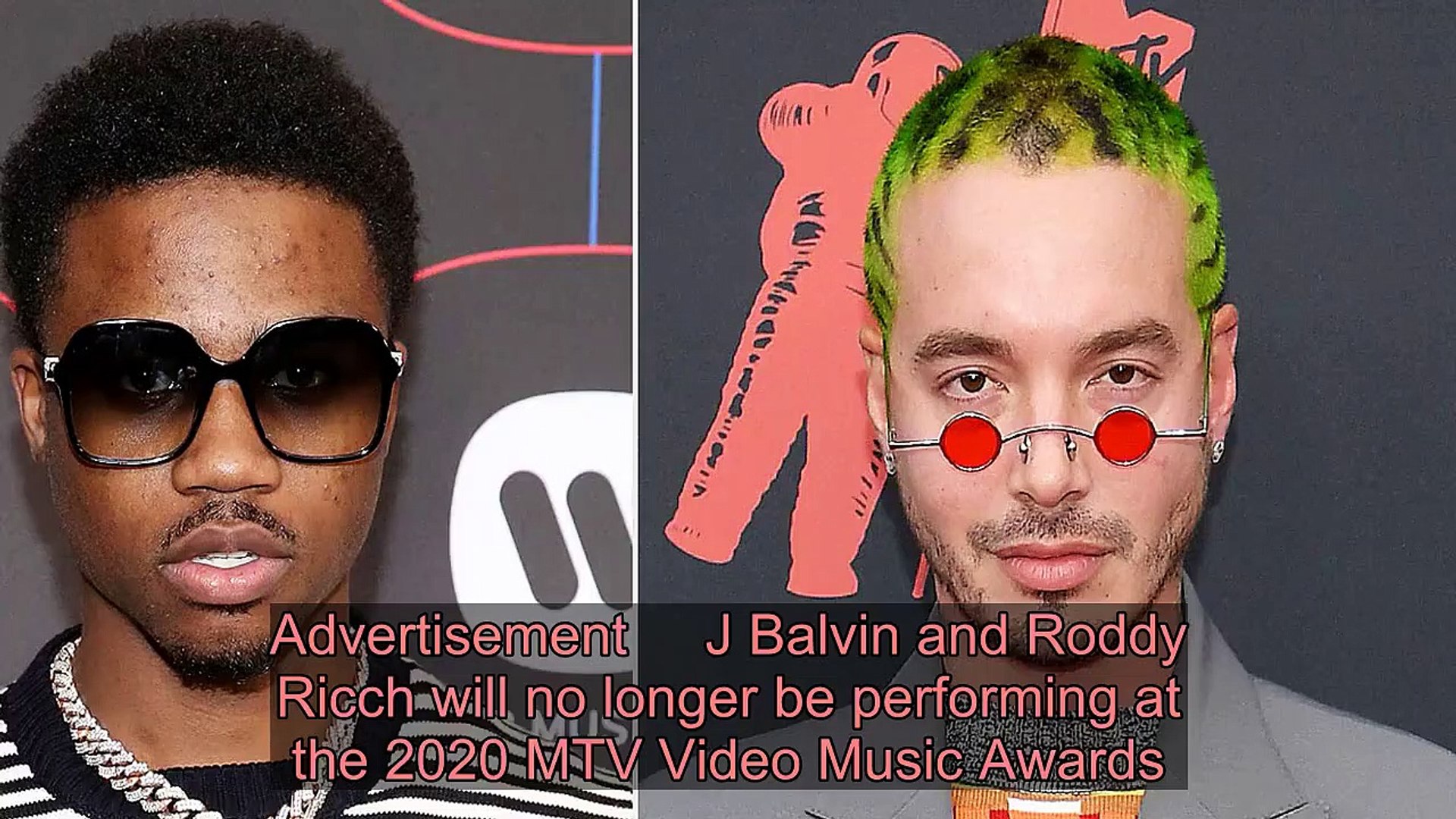 ⁣J Balvin and Roddy Ricch Drop Out of 2020 MTV VMAs Performance Lineup