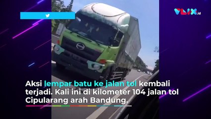 WASPADA! Tol Cipularang Rawan Aksi Pelamparan Batu