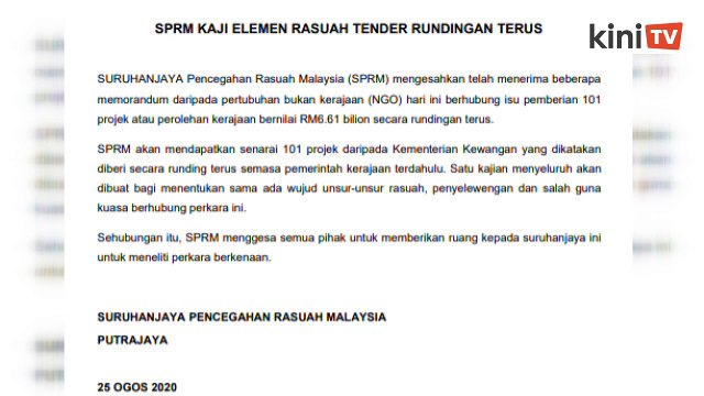 Sprm Siasat 101 Projek Rundingan Terus Ph Video Dailymotion