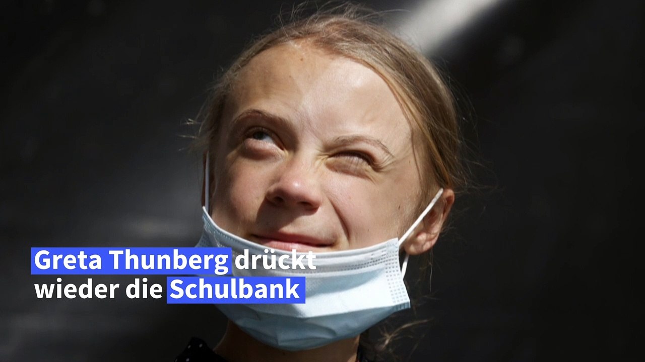 Greta Thunberg drückt wieder die Schulbank