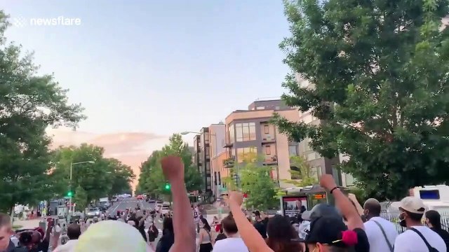 Protests erupt in Washington, D.C. following police shooting of Jacob Blake