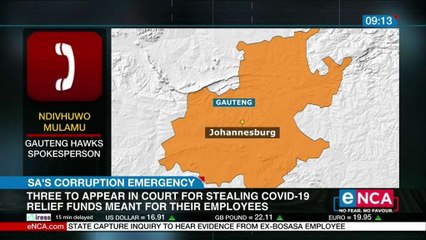 3 to appear incourt for stealing COVID-19 relief funds