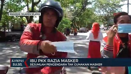 Sejumlah Pengendara Kedapatan Tak Gunakan Masker
