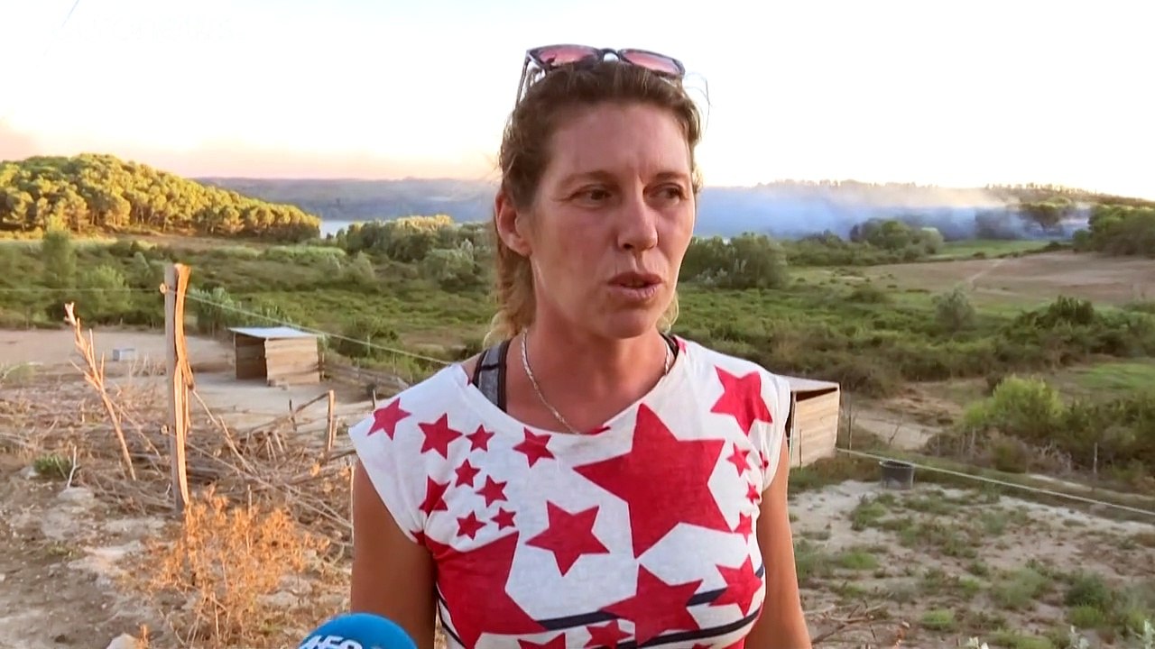 Incendies dans les Bouches-du-Rhône, 900 pompiers français encore mobilisés