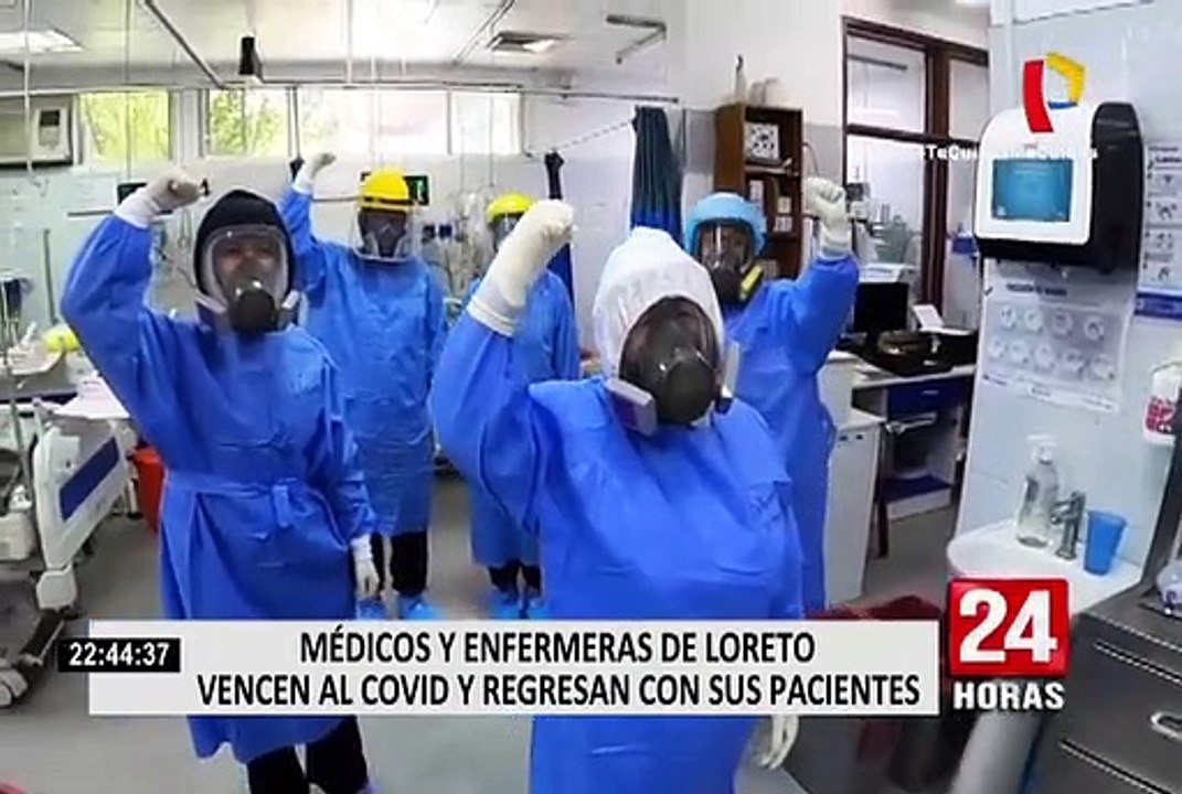 Loreto: médicos y enfermeras vencen la COVID-19 y regresan con sus pacientes