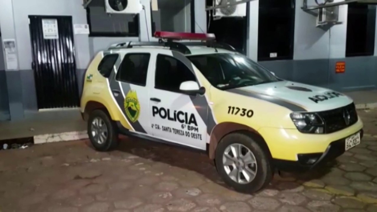 Homem é detido após agredir esposa e filho em Santa Tereza do Oeste