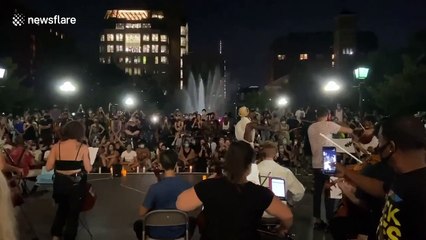 New Yorkers hold vigil to mark one year since Elijah McClain's death