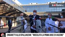 Coronavirus, inoculata la prima dose di vaccino italiano allo Spallanzani